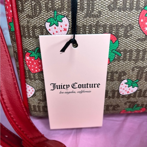 Viral Juicy Couture Strawberry “Freshly Picked” satchel and wallet - Picture 4 of 7